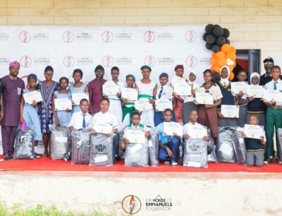 2026 Education Support Programme: The House of Emmanuels Foundation Supports 500 Students, Awards 20 Three-Year Scholarships